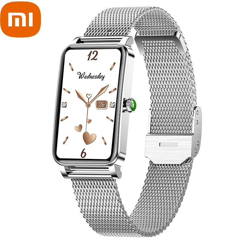 

Смарт-часы XIAOMI водонепроницаемые IP68 спортивный фитнес-трекер женский менструальный цикл напоминание о сообщениях Модные Смарт-часы для же...