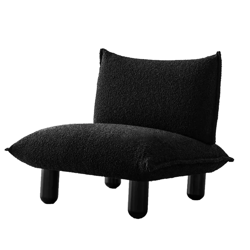 Стулья в скандинавском стиле черно-белые бархатные пушистые чехлы милый патио