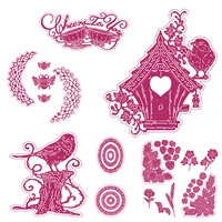 busy bees cutting card a fine home die scrapbooking new arrival 2022 diy cutting dies christmas craft making stencil for decor