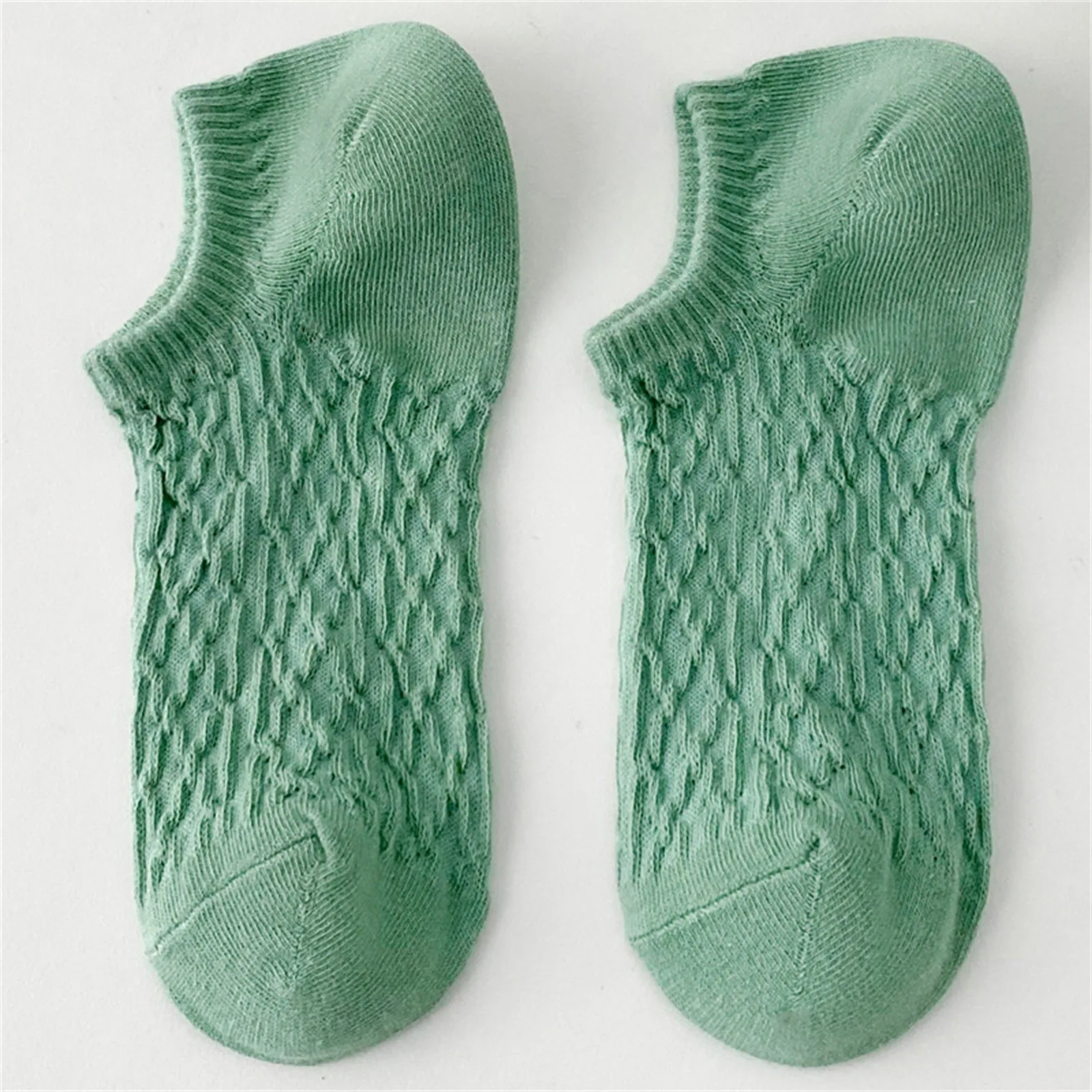 

French Neck Scarf Womens Comfortable Breathable Macaron Coloured Boat Socks