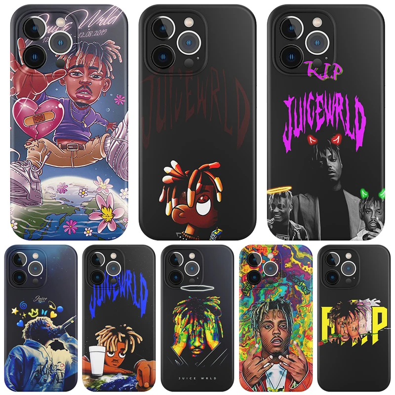 

Hip Hop Juice WRLD Acce Cool Phone Case for Redmi Note 3 5 6 7 8 9 10 11 ProMax K40 K30 K20 9T 8T Soft Silicone Design Cover