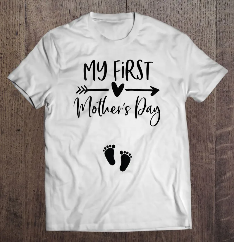 

Мужская футболка с надписью «My First Mother Day»