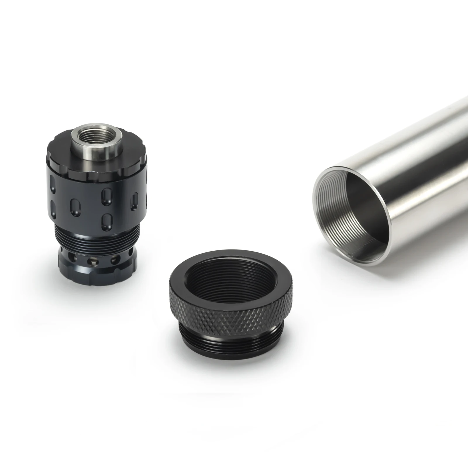 

Car Screw Kit 7.8''L 1.5"OD Skirted Cone Cups Stainless Steel 17-4 Solvent + 1/2-28, 5/8-24, .578x28, 9/16x24, 13.5x1LH Booster
