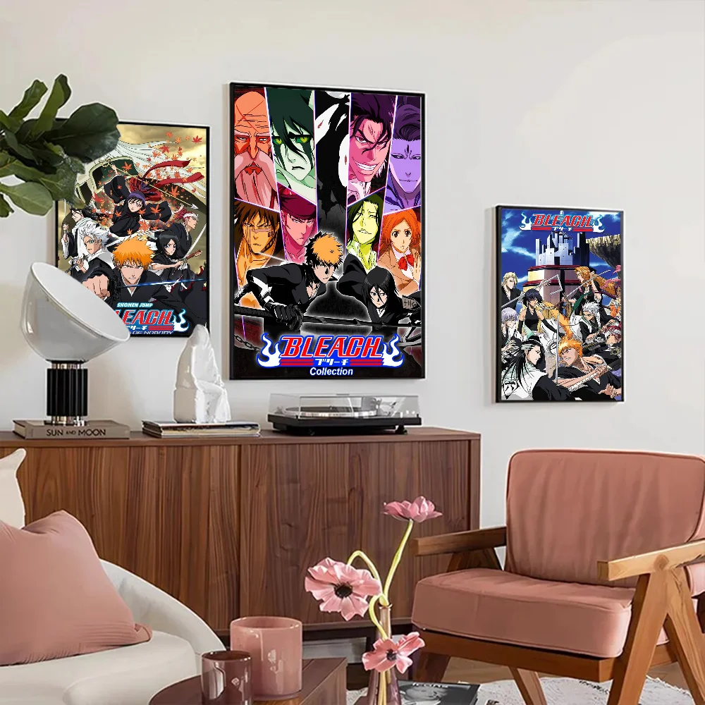 Аниме Bleach Movie липкие постеры необычные стикеры на стену для украшения гостиной