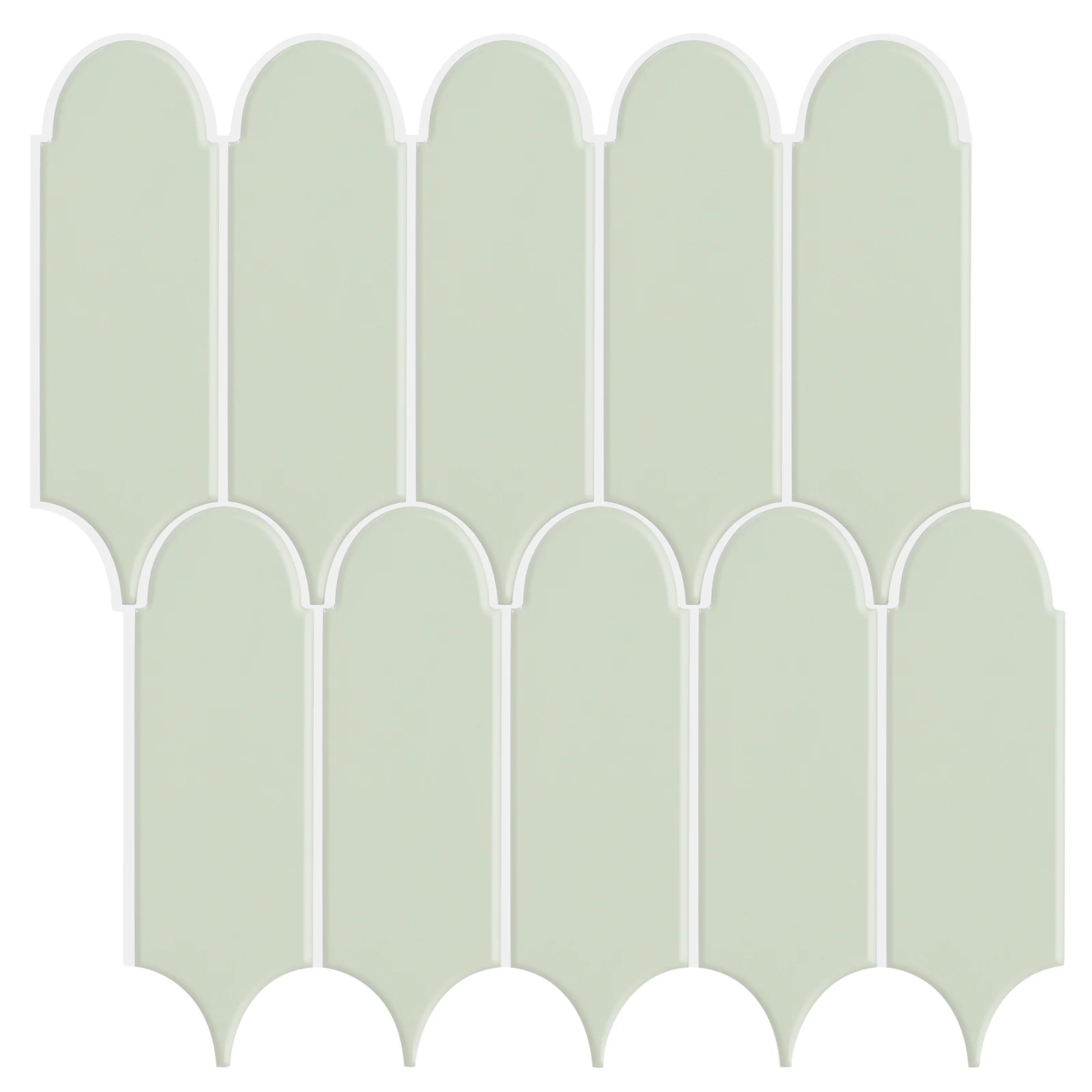 

3D Waterpfoof Wallpaper Kitchen Backsplash Self Adhesive Wall Sticker - 1 Sheet