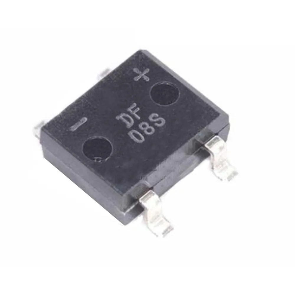 

10pcs/lot New SMD Rectifier Bridge Stack DF08S DF08SA 1A 800V Rectifier SOP-4 Foot