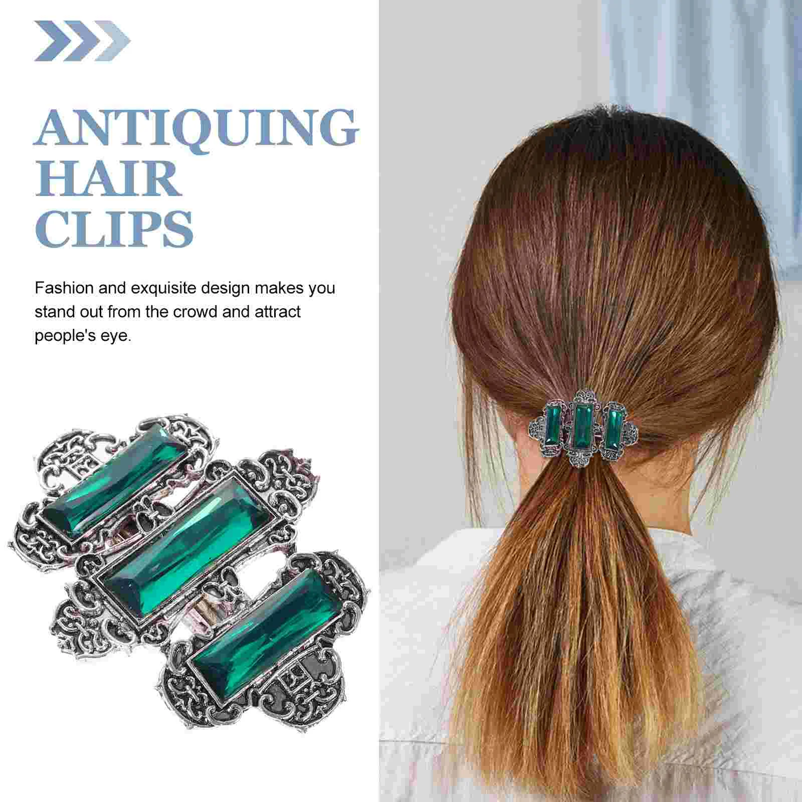 

Crystal Girl Child Decorative Hair Clips Women Rhinestone Spring Hairpin Fashion