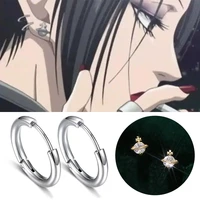 anime oosaki nana stud earrings for women men punk cosplay small crystal planet earrings cool hiphop otaku jewelry lovers gifts