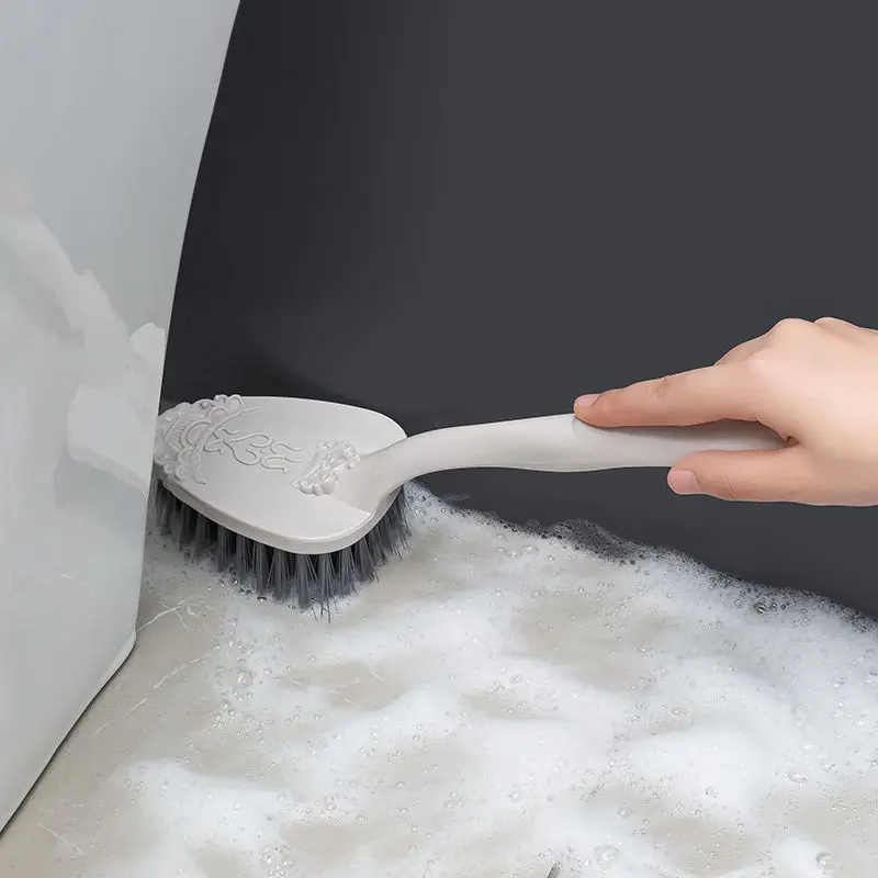 

Floor brush bath brush the toilet size long handle household cleaning toilets ceramic tile indoor cleaning brush
