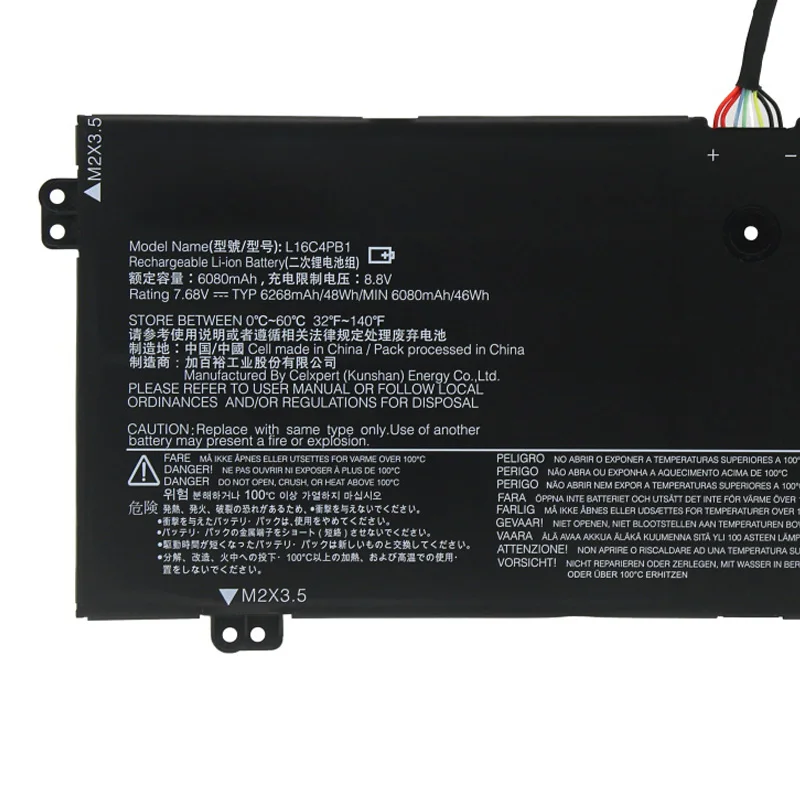 ZEDI Новый аккумулятор для ноутбука L16C4PB1 Lenevo Yoga 720-13IKB 720-13IKBR 710-15IKB 730-13IKB 13IKBR L16L4PB1 L16M4PB1