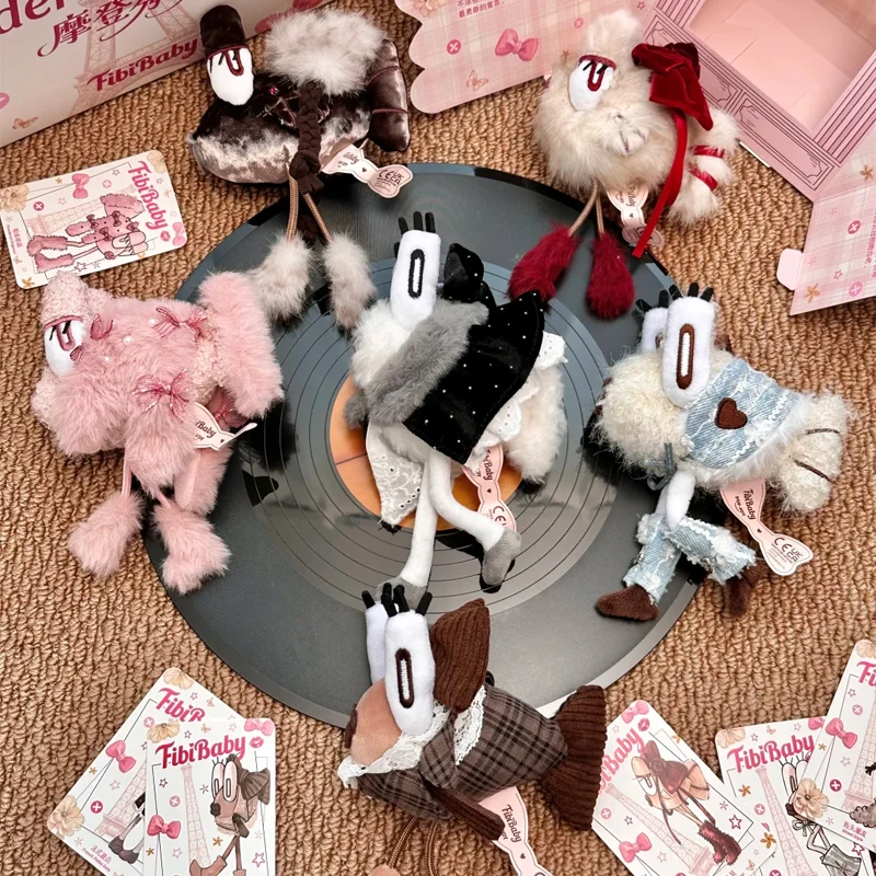 Фото FibiBaby Modern Runway Series Blind Box FibiBaby Fish Plush Mystery Box Фигурка-брелок для сумки Подарок для коллекционеров №2