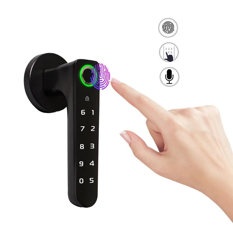 

Hot Sale Electronic Digital Password Biometric Fingerprint Handle Door Lock