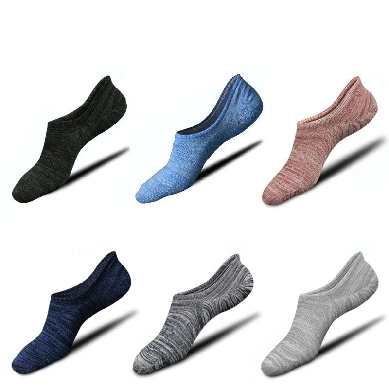 3 Pairs Anti Off Socks With Silica Gel With His Ship Antiskid Hosiery For Ship Male Socks Invisible Man Boat Socks Yoga Kleding