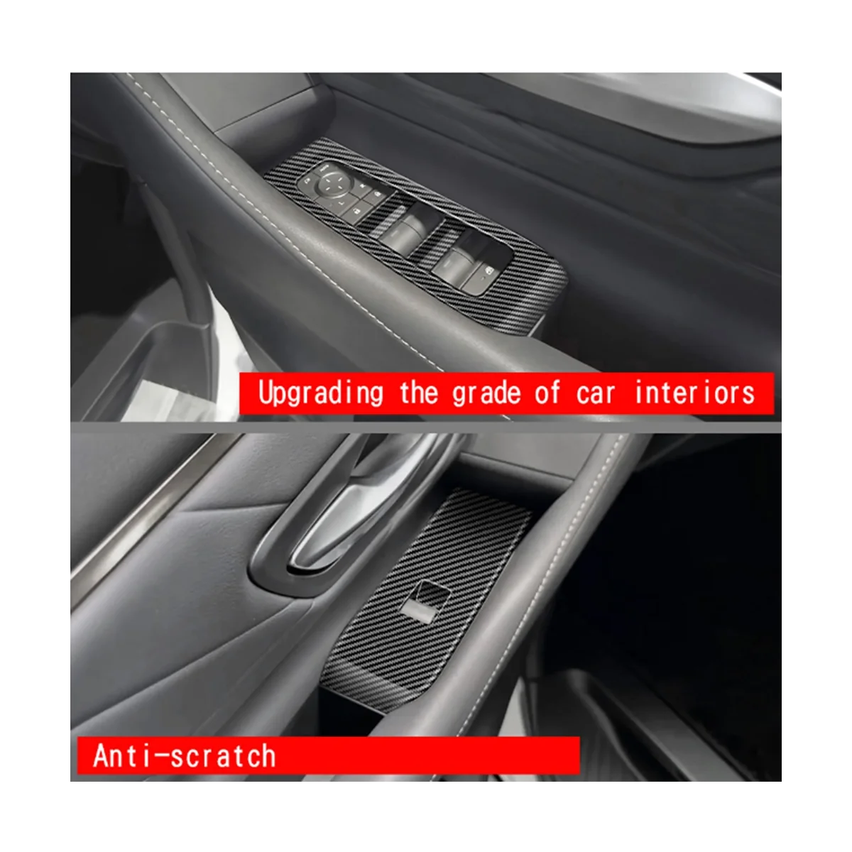 Крышка стеклоподъемника для Toyota Alphard 40 серии 2023 + из углеродного волокна