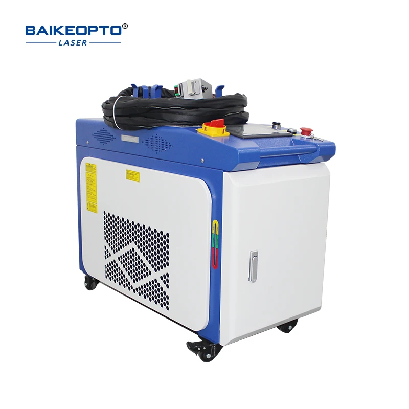 

Industrial Portable 1000W Laser Cleaner Metal Rust Paint Removal Application Fibre Laser Cleaning Machine