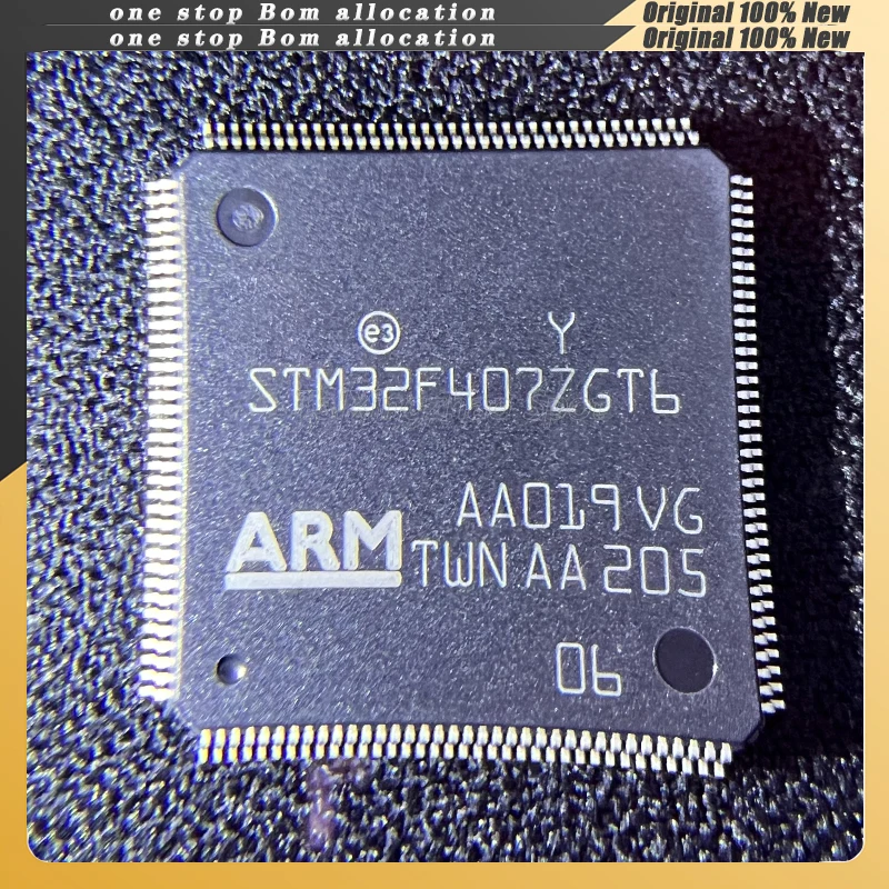 

10 шт./партия STM32F407ZGT6 STM32F407 QFP-144 100% Новый оригинальный