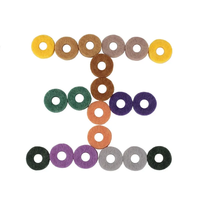 

Manufacturer's direct sales rack, drum, cymbal, felt pad, 20 pieces, anti slip felt rack, drum accessories, cymbal pad