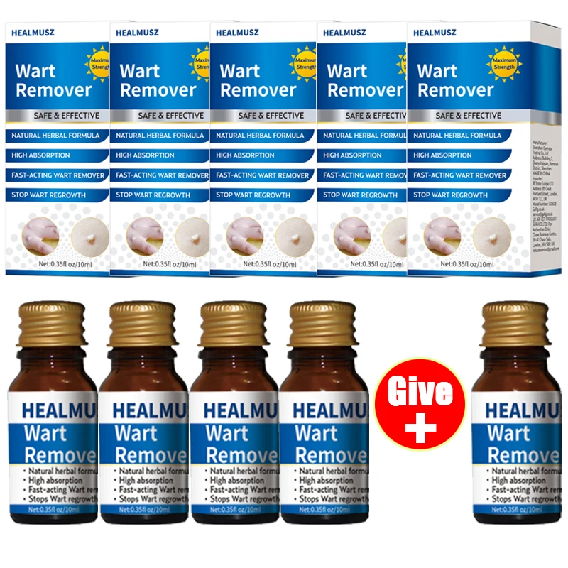 

Wart remover Herbal Medicine Treatment Skin Tag Neck Verruca Papillomas Genital Flat Condyloma Remove warts liquid from the skin