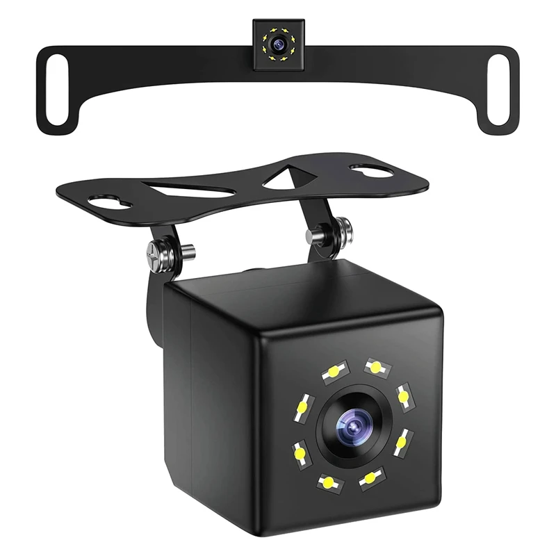 

8LED Car Rear View Car Reversing Camera License Plate Frame 170° Waterproof Camera For Cars/Truck/Camper