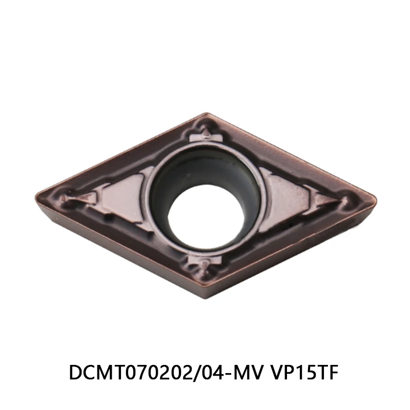 DCMT070204 DCMT DCMT070202 070202 DCMT070204-MV мВ VP15TF 070204 твердосплавные вставки токарный станок с