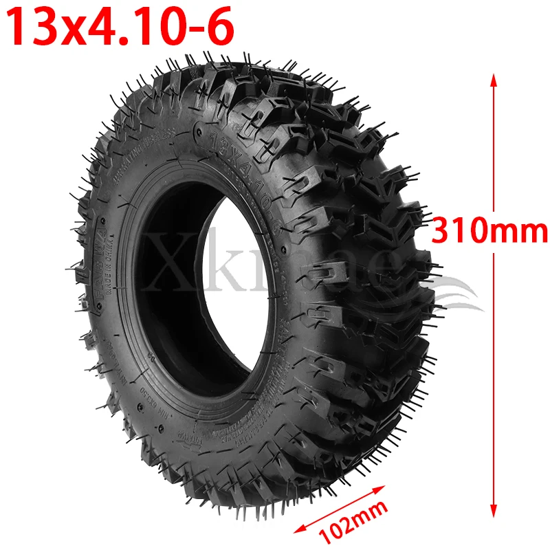

Motorcycle Accessorie 13X4.10-6 inch vacuum tires small 4 wheel motorcycle ATV Go Kart Mini Quad 47cc 49cc snow motorcycle tires