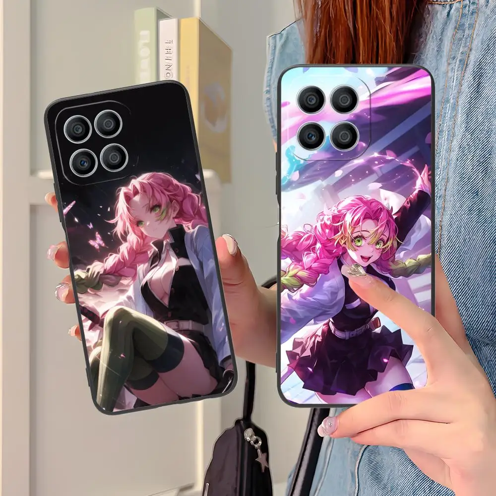 Фото Чехол для телефона «Demon Slayer Mitsuri» для Honor 90 80 70 60 50 30 20 10 9 8 7 Pro S SE Lite 5G Цветной защитный роскошный красивый чехол №3