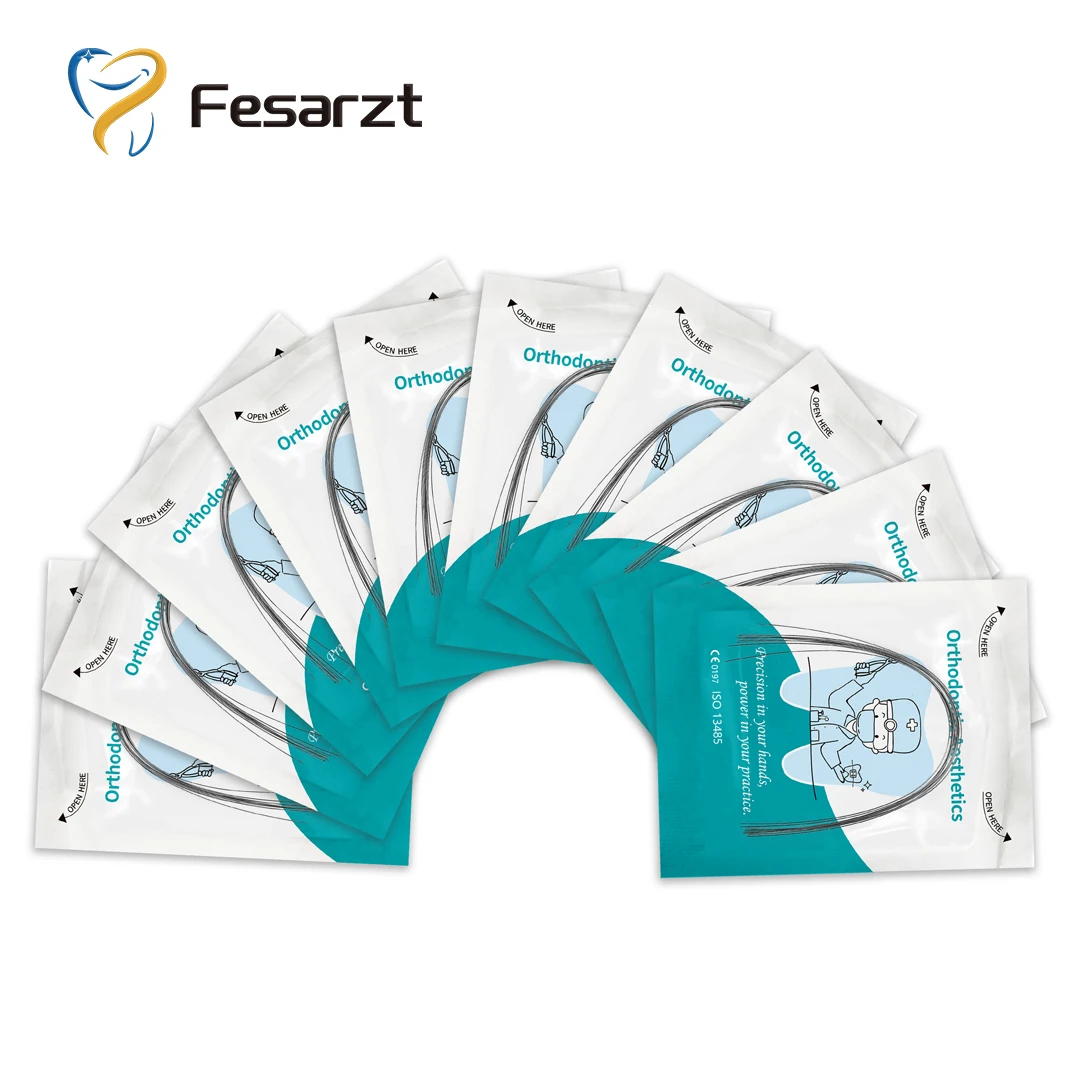 10 шт./упаковка ортодонтические скобы для зубов