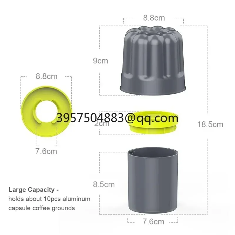 Алюминиевая коробка для рециклера кофейных капсул инструмент переработки