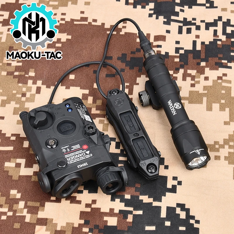 

Тактический фонарик M600 PEQ, красная точка, синяя, зеленая указка, лазерный переключатель двойного управления с охотничьим оружием, оборудование для рельсов 20 мм