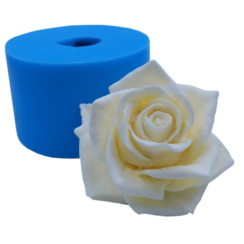 

DIY Resin Flower Mold Decorated Epoxy Rose Mould 3D Silicone Molds for Resin Craft Candle Wax Chocolate Cake Making