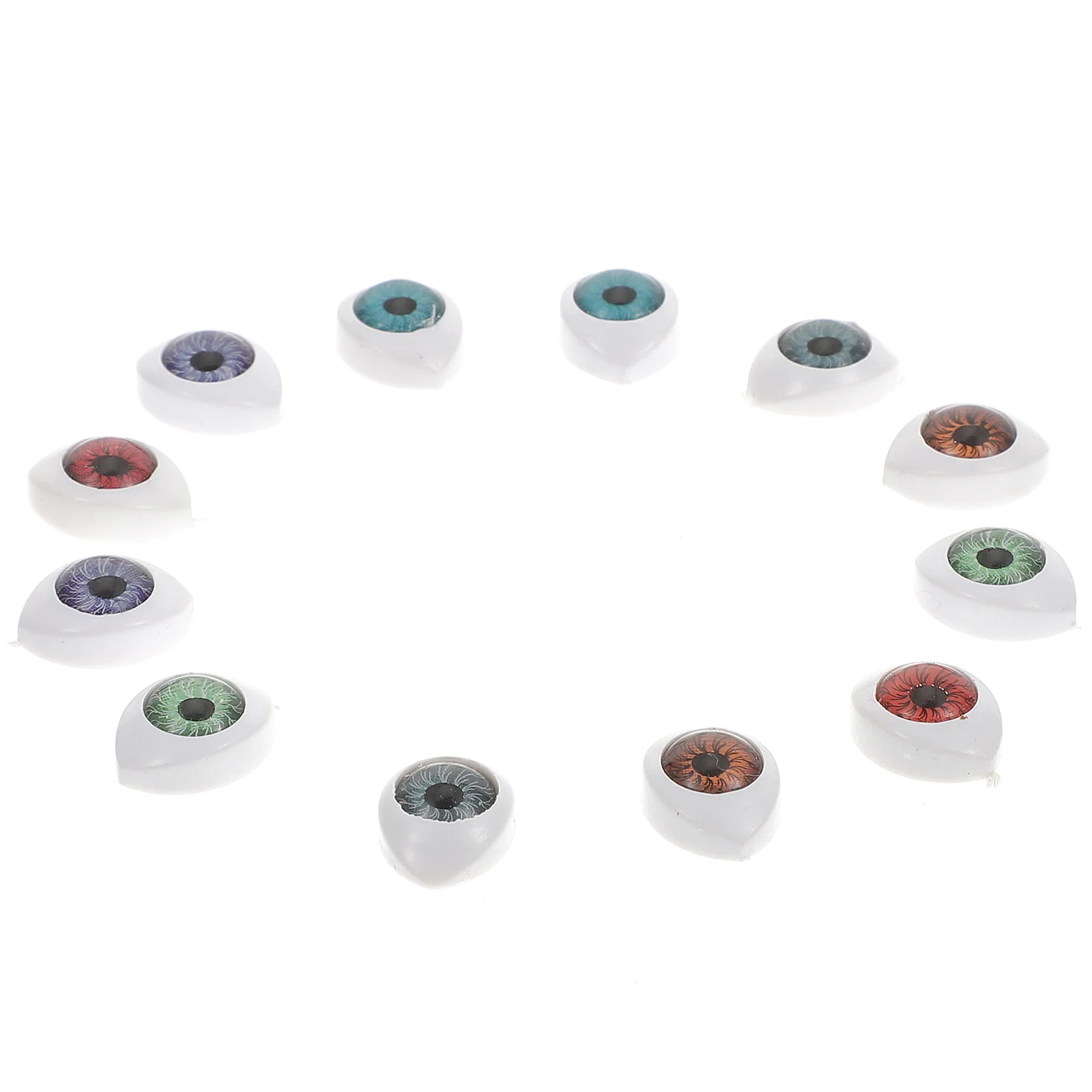 

6 Pairs of DIY Eyeball Ornaments Googly Patches DIY Cartoon Doll Supplies