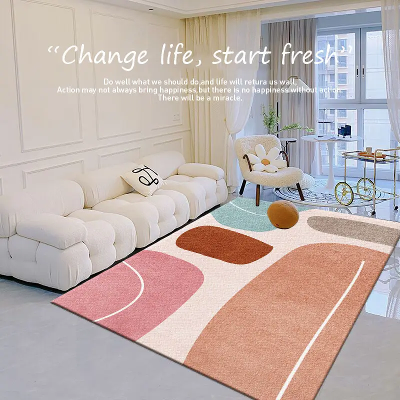 

Light Luxury Living Room Carpet Sofa Tea Table Mat Large Area Full Shop Household Rugs Bedroom Bedsides Carpets Home Decor Mats