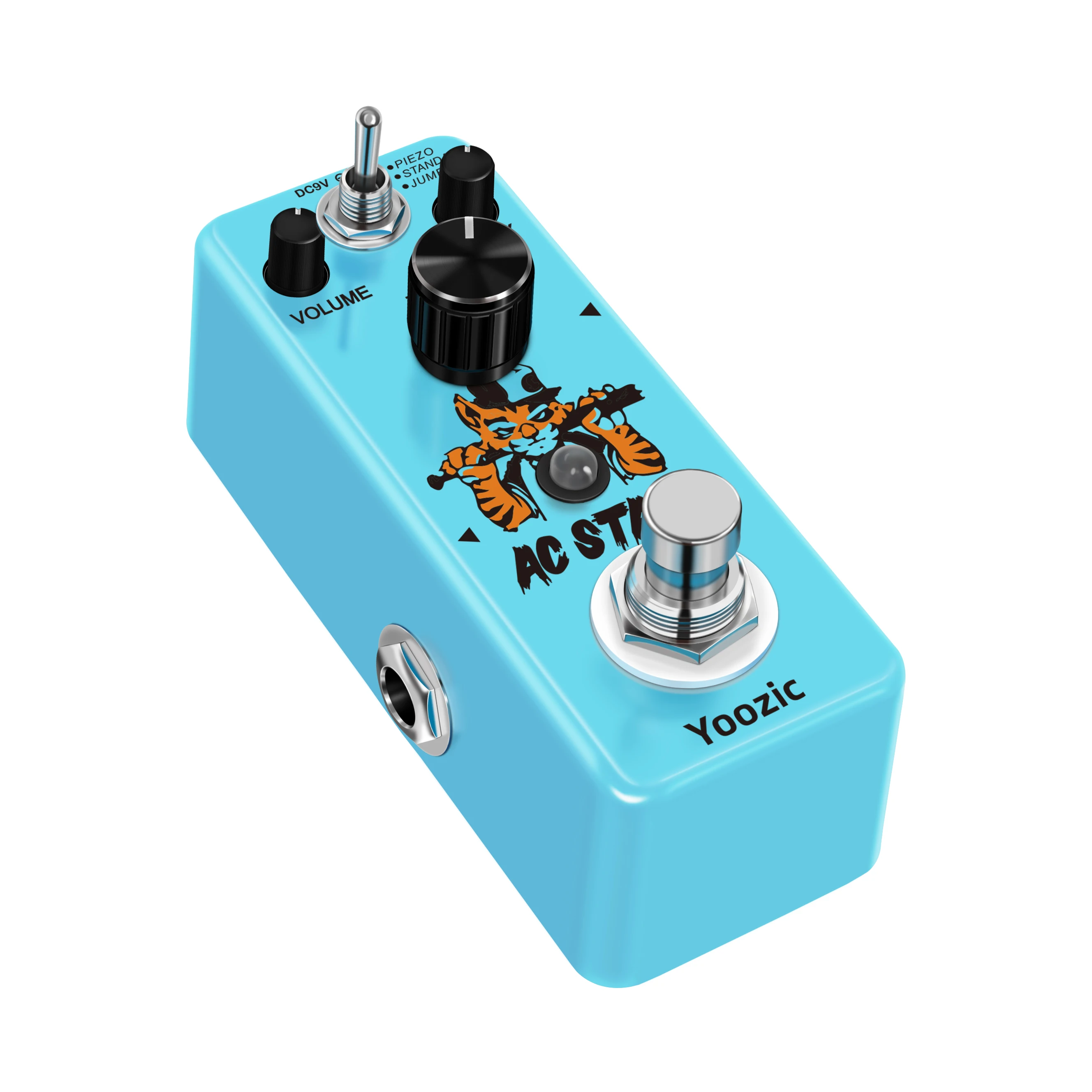 Yoozic LEF-320 AC Stage Guitar Pedal Effect Analog Acoustic Pedals For Guitars Guitarist Analog Effectors Piezo Standard Jumbo