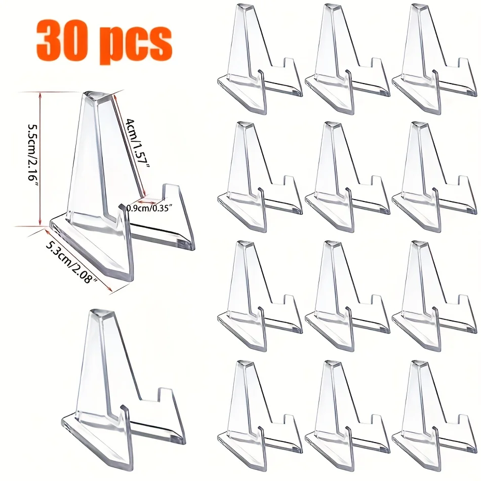 

Прозрачные акриловые подставки для монет, 5/30 шт.