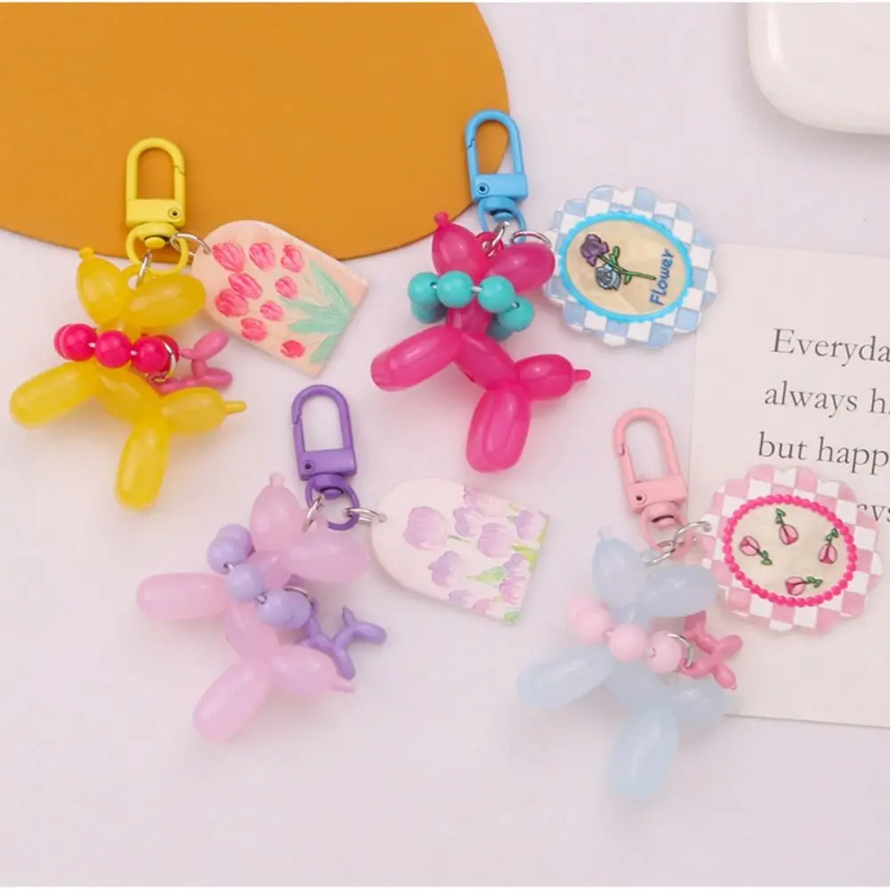 

Colorful Mini Puppy Keychain Fashion Interesting Bell Plush Pendant Boys Girls Bag Hanging Accessories
