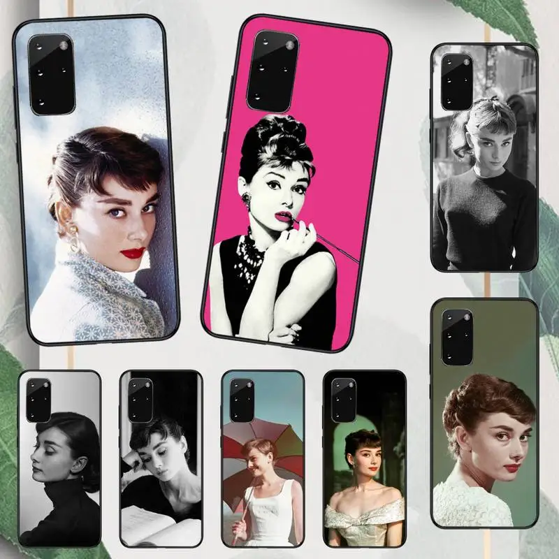 

Famous actors Audrey Hepburn Phone Case For Samsung galaxy A S note 10 12 20 32 40 50 51 52 70 71 72 21 fe s ultra plus