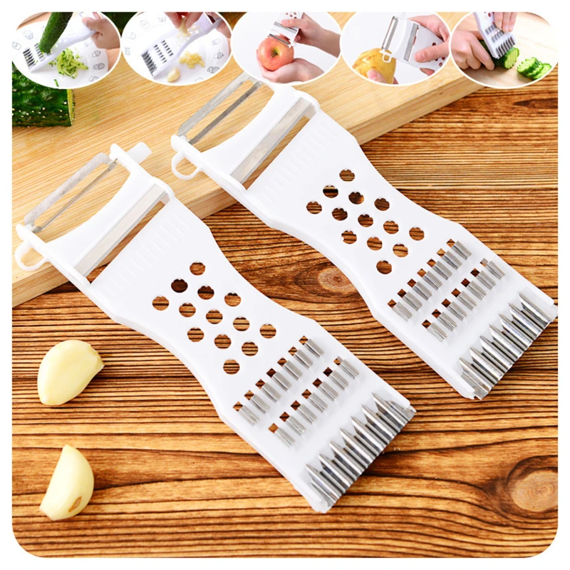 

Multifunctional Kitchen Chopping Loofah Cutting And Shredding Cucumber Slicer, Garlic Froth, Household Carrot Chopper Tools
