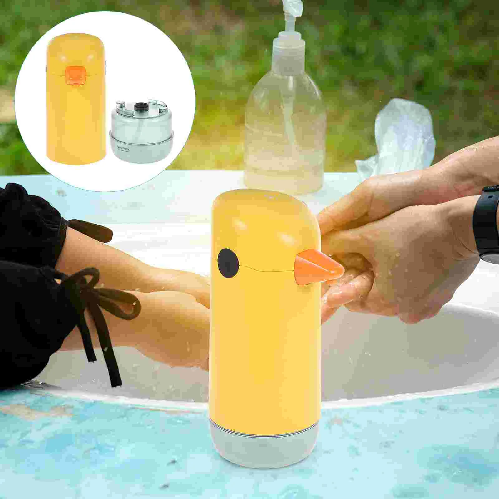 

Automatic Soap Dispenser Cartoon Foams Foaming Hand Dispensers Wall Mounted