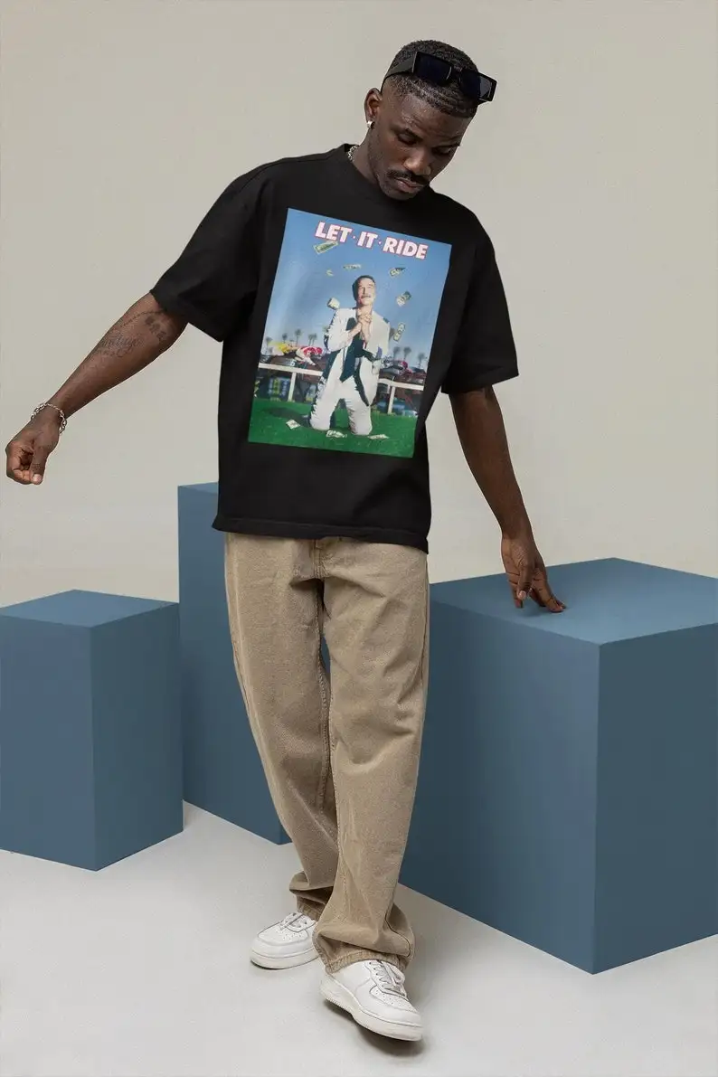 Рубашка Let It Ride - винтажная рубашка из фильма гамблера толстовка для любителей