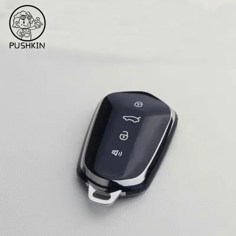 

Силиконовый чехол для автомобильного ключа Geely Livan 7 EV Max X3 Pro, умный чехол с дистанционным управлением, брелок-держатель, аксессуары для брелоков