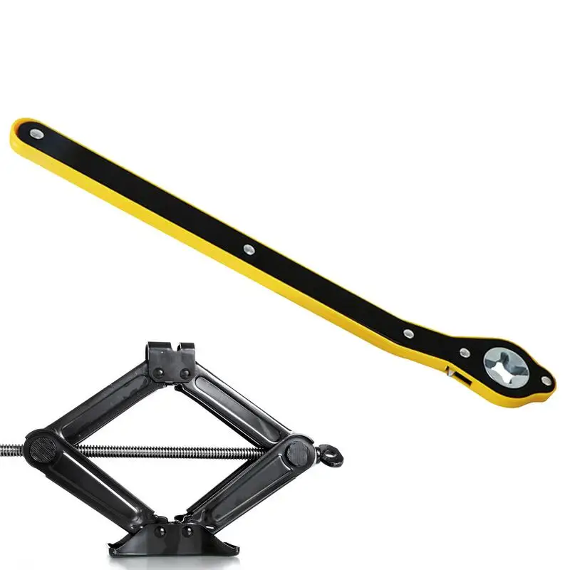

Car Jack Wheel Wrench Long Handle Ratchet Wrench Car Repair Tool Portable Ratchet Wrench Cross Effortless Jack Wrench