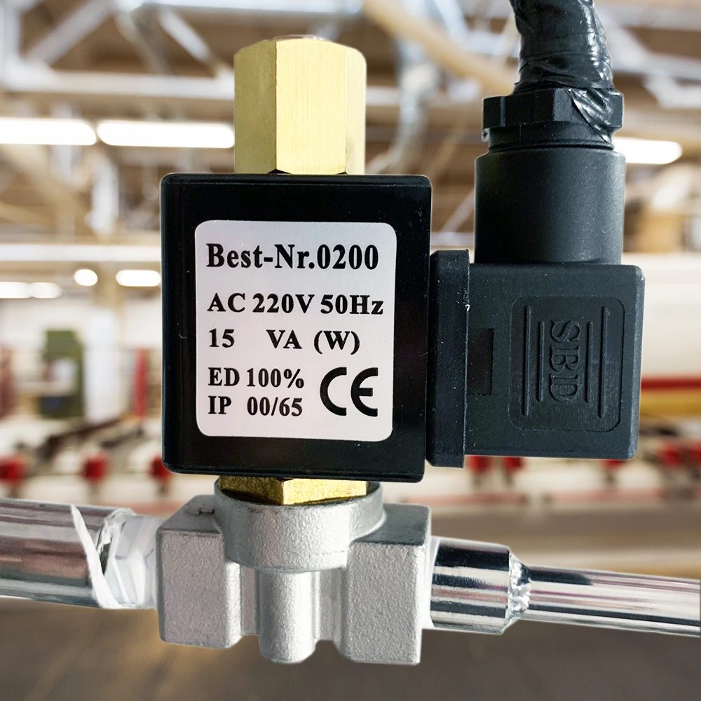 1/4" Normally Open SS 304 Stainless Steel Solenoid Valve 2 Way Oil Acid Pipe Fitting Tube DSJ-M YDF-LOK LOK AC220V DC12V |