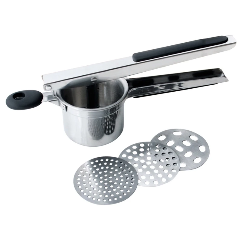 

Manual Potato Masher Portable Stainless Steel Potato Smasher Kitchen Tool