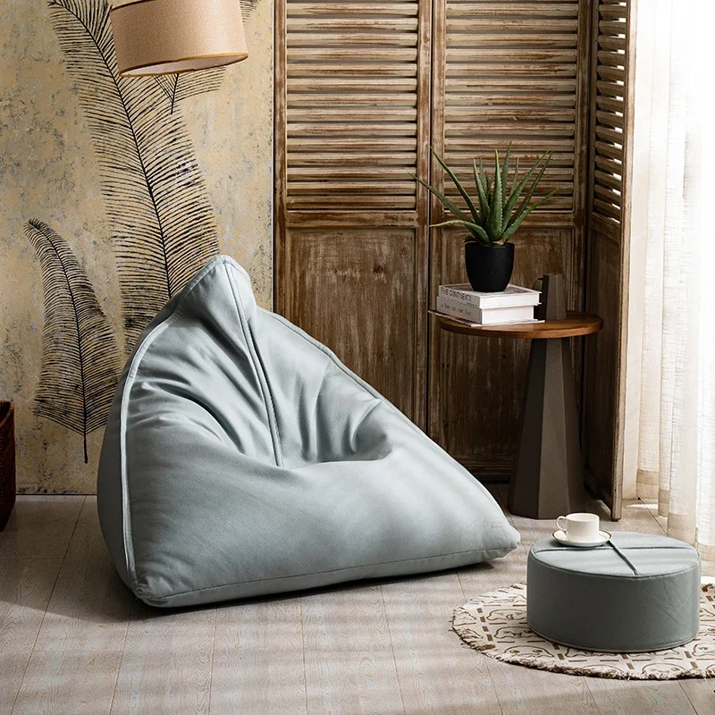 Ленивый диван-татами летнее откидное кресло для балкона роскошное кожаное