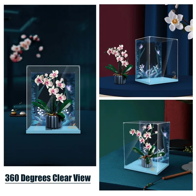 Акриловая витрина для Lego Orchid 10311 Пыленепроницаемая прозрачная (только коробка)