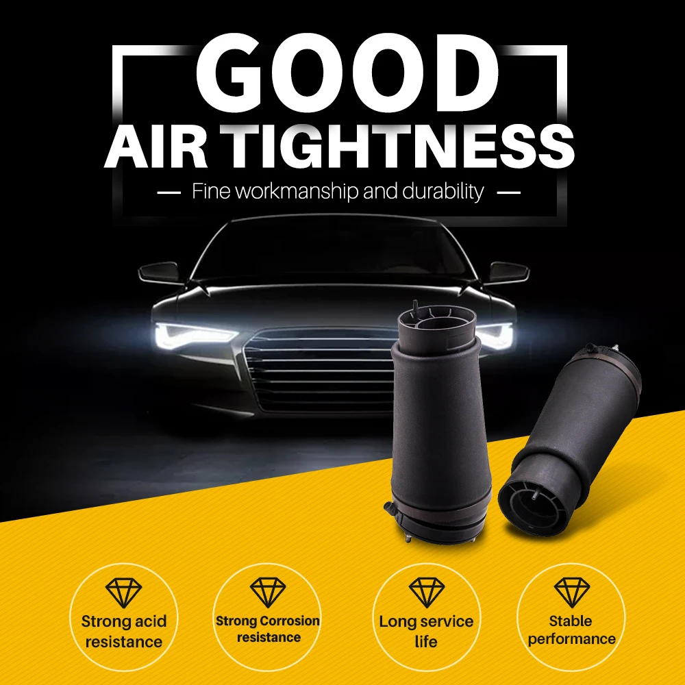 

2x Front L/R Air Shock Spring Bag For Range Rover For Land Rover L322 RNB000750 Front Left Right Suspension Fit MK-III 2003-2012