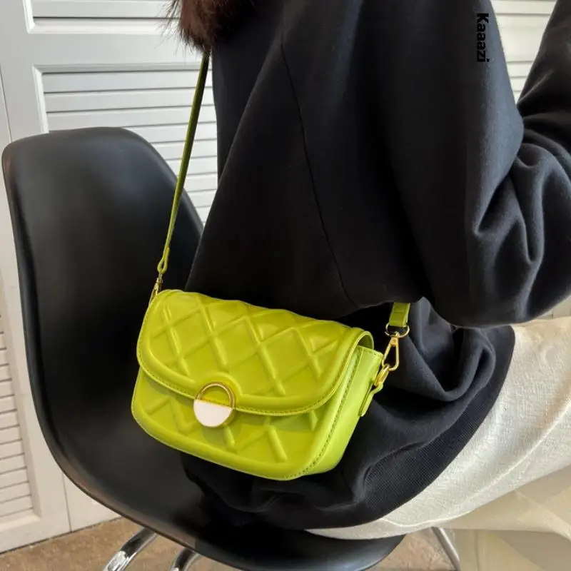 

New Summer Pu Leather Handbags And Purses Simple Style Shoulder Bag 2023 Luxury Crossbody Bag Casuals Designer Versatile Ins
