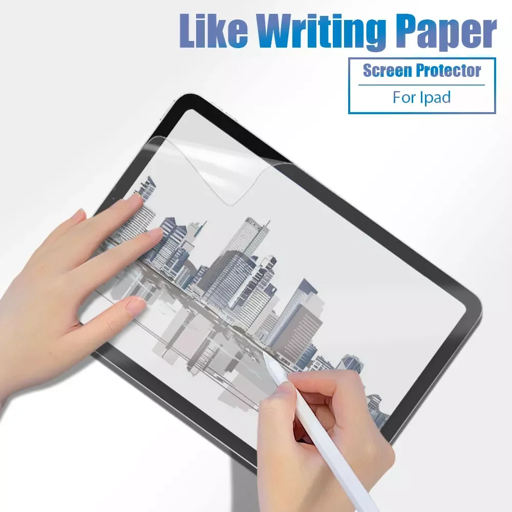

Paper Texture Film Like For Ipad Air 5 2022 4 Mini 6 3 2 Screen Protector For Ipad Pro 11 10.2 8 9 9th Generation 2021 2020 9.7