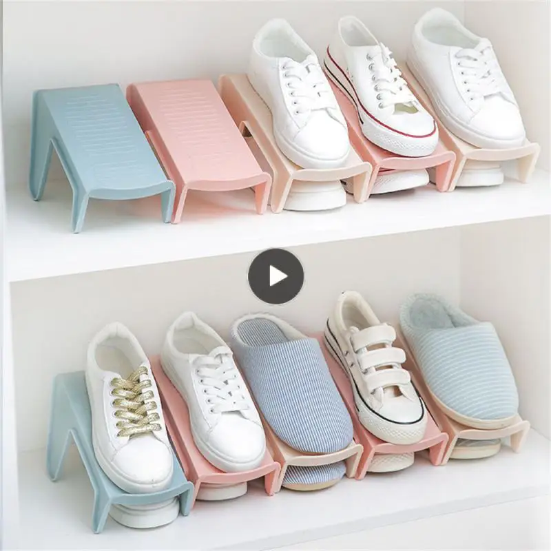 

Save Space Shoe Rack Household Storage Shoes Simple Good Hardness Toughness Storage Shoes Household Accessories Plastic