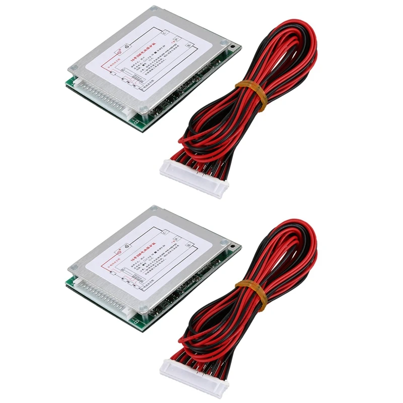 

Quality 2X 16S 48V 20A 18650 Lifepo4 Battery Protection Board BMS PCB With Balance For E-Bike Escooter